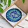 Intricate Dolphins Heart Shape Stained Glass Ocean Waves - Tiffany Style Jewel Tone Aquatic Decor Stained Glass Suncatcher - 3