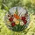 Colorful Gladiolus Flower Bouquet Stained Glass Mosaic - Intricate Tiffany Jewel Tones Stained Glass Suncatcher - 1