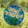 Daffodil White Yellow Tiffany Stained Glass Mosaic - Teal Turquoise Green Floral Art Stained Glass Suncatcher - 1
