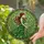 Stained Glass Woman Green Gown Leaves Vines Tiffany Style Botanical Art Stained Glass Suncatcher - 2