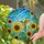 Hummingbird Sunflower Stained Glass Art - Tiffany Style Mosaic Sky Nature Home Decor Gift Stained Glass Suncatcher - 2