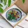 Tulips Bouquet Stained Glass Tiffany Style Colorful Mosaic Sky Intricate Pattern Stained Glass Suncatcher - 3