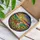 Shiba Inu Sunflowers Wildflowers Rolling Hills Mountains Tiffany Stained Glass Art Stained Glass Suncatcher - 3