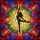 Graceful Pole Dance Woman Stained Glass Art - Abstract Geometric Mosaic Sunburst Spectrum Stained Glass Suncatcher - 5
