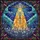 Vibrant UFO Alien Abduction Flying Saucer Celestial Floral Stained Glass Style Art Stained Glass Suncatcher - 5