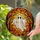 Friendly Sheet Ghost Autumn Leaves Bare Trees Tiffany Stained Glass Fall Season Decor Stained Glass Suncatcher - 2