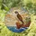 Peregrine Falcon Tiffany Style Stained Glass - Intricate Cliff Ocean Sky Design Stained Glass Suncatcher - 1