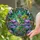 Stained Glass Frog Crown Water Lily Lotus Tiffany Style - Iridescent Jewel Tone Aquatic Mosaic Art Stained Glass Suncatcher - 2