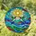 Two Hummingbirds Stained Glass Sun Tiffany Style Art - Nature Lover Home Decor Gift Stained Glass Suncatcher - 1