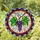 Deep Purple Grape Cluster, Green Leaves, Tiffany Stained Glass Mosaic Window Art Stained Glass Suncatcher - 1