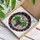 Deep Purple Grape Cluster, Green Leaves, Tiffany Stained Glass Mosaic Window Art Stained Glass Suncatcher - 3