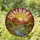 Desert Canyon Landscape Stained Glass Art - Red Rock Mesa River Setting Sun Home Decor Stained Glass Suncatcher - 1