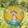 Female Angel Golden Trumpet Sunburst Celestial Waves Stained Glass Tiffany Style Art Stained Glass Suncatcher - 1