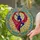 Graceful Female Dancer Silhouette Stained Glass Art - Tiffany Style Ornate Floral Mosaic Stained Glass Suncatcher - 2