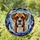 Brindle Boxer Dog Stained Glass Art, Tiffany Style Mosaic with Jewel Tones - Dog Lover Gift Stained Glass Suncatcher - 1