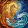 Seahorse Stained Glass Ocean Waves Coral Mosaic Geometric Patterns Deep Ocean Currents Stained Glass Suncatcher - 5