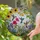 Tiffany Style Stained Glass Hummingbirds Blooming Flowers Rippled Glass Mosaic - Bird Lover Gift Stained Glass Suncatcher - 2