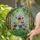 Flowering Forest Trees Stained Glass Art - Tiffany Style Woodland Nature Decor Gift Stained Glass Suncatcher - 2