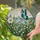 Vibrant Tiffany Butterfly Lily of the Valley Stained Glass Jewel Tone Mountain Water Sky Stained Glass Suncatcher - 2