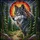Majestic Intricate Wolf Stained Glass Forest Pine Trees Sun Moon Rise Wilderness Decor Stained Glass Suncatcher - 5
