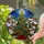 Christmas Tree Snowy Village Stained Glass Art - Tiffany Style Holiday Home Decor Gift Stained Glass Suncatcher - 2