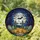 Spooky Graveyard Jack-O'-Lantern Tombstone Full Moon Bat Stained Glass Halloween Decor Stained Glass Suncatcher - 1