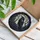 Black Raven Moon Stained Glass Night Sky - Gnarled Branch Detailed Bird Lover Decor Stained Glass Suncatcher - 3