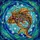 Ornate Goldfish Koi Fish Tiffany Style Stained Glass Mosaic Swirling Water Patterns Stained Glass Suncatcher - 5