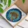 Ornate Goldfish Koi Fish Tiffany Style Stained Glass Mosaic Swirling Water Patterns Stained Glass Suncatcher - 3