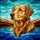 Golden Retriever Dog Tiffany Glass Mosaic Landscape Translucent Jewel Tones for Dog Lovers Stained Glass Suncatcher - 5