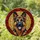 German Shepherd Dog Stained Glass Tiffany Style Mosaic Art - Intricate Home Decor Gift Stained Glass Suncatcher - 1