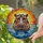 Majestic Hippopotamus Head Water Sunset Stained Glass Artwork with Tiffany Jewel Tones Stained Glass Suncatcher - 2