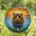 Majestic Hippopotamus Submerged Water Stained Glass Art - Sunset River Lake Gift Stained Glass Suncatcher - 1