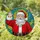 Jovial Santa Claus Stained Glass Mosaic Art - Intricate Tiffany Style Christmas Decor Stained Glass Suncatcher - 1