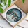 Snowmen Winter Forest Stained Glass Mosaic Snow Drifts Tiffany Style Bare Evergreen Trees Stained Glass Suncatcher - 3