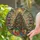 Tiffany Style Stained Glass Christmas Tree Gifts Candles Golden Star - Holiday Decor Stained Glass Suncatcher - 2