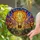 Jack-o'-lantern Hot Air Balloon Halloween Village Stained Glass Pumpkin Art - Halloween Decor Stained Glass Suncatcher - 2