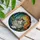 Fluffy Tabby Cat Stained Glass Mosaic Art - Intricate Amber Blue Green Jewel Tones Stained Glass Suncatcher - 3