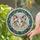Ragdoll Cat Tiffany Style Stained Glass Mosaic Blue Eyes Teal Gold Swirls White Cream Fur Stained Glass Suncatcher - 2