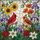 Male & Female Cardinal Birds Gazing Floral Stained Glass Tiffany Art - Nature Lover Gift Stained Glass Suncatcher - 5