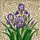 Blooming Purple Iris Flowers Stained Glass Mosaic Art Tiffany Style Home Decor Gift Stained Glass Suncatcher - 5