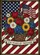 Stained Glass Patriotic Flowers Flag 1776-2026 - USA 250th Anniversary American Freedom Garden Flag - 6