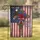 Bald Eagle American Flag Wooden Cross 1776-2026 - USA 250th Anniversary Patriotic Garden Flag - 1
