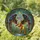Gryphon Stained Glass Celestial Forest Moon Stars - Glowing Tiffany Style Jewel Tones Stained Glass Suncatcher - 1