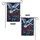 Bald Eagle Stained Glass 1776-2026 - USA 250th Anniversary Patriotic Flowers American Stars Garden Flag - 4
