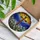 Highly Detailed Jewel Tone Rustic Wooden Cross, Daisy Field, Mountain Sunburst Sky Stained Glass Suncatcher - 3