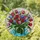 Jewel Tone Stained Glass Tulips Bouquet - Intricate Tiffany Mosaic Floral Art Decor Stained Glass Suncatcher - 1