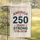 America 250 Years Strong 1776-2026 - Patriotic Wood Grain USA 250th Anniversary Garden Flag - 5