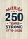 America 250 Years Strong 1776-2026 - Patriotic Wood Grain USA 250th Anniversary Garden Flag - 6