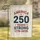 America 250 Years Strong 1776-2026 - Patriotic Wood Grain USA 250th Anniversary Garden Flag - 1
